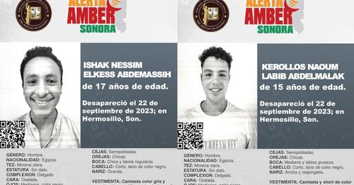 Jóvenes egipcios desaparecidos ya se encuentran con su contingente migrante