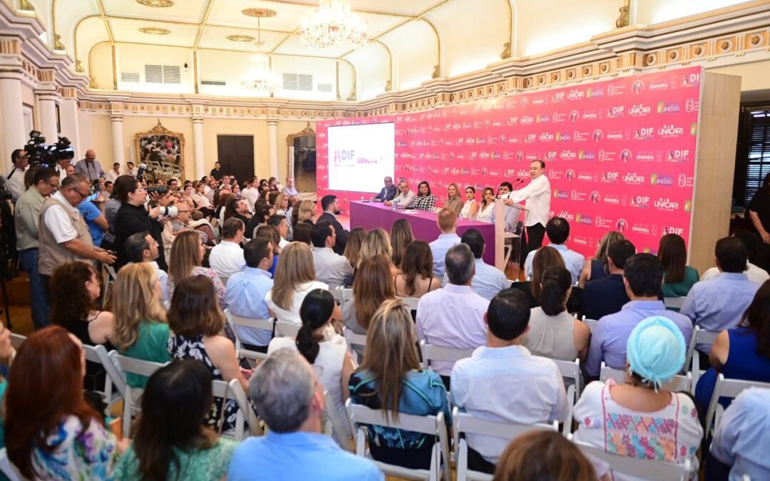 Gobierno de Sonora y sociedad civil se unen en favor de la niñez sonorense