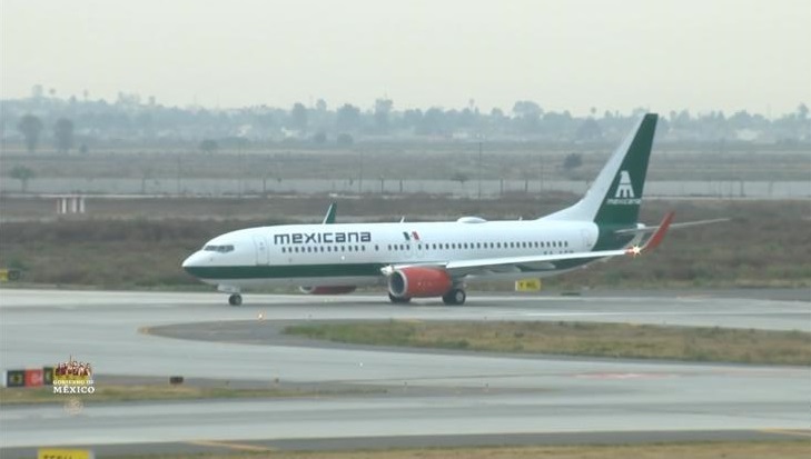 Vuela de nuevo Mexicana de Aviación