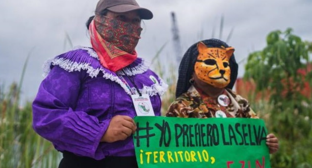 Tren Maya: en la víspera de su inauguración, comunidades se posicionan contra “megaproyecto militar