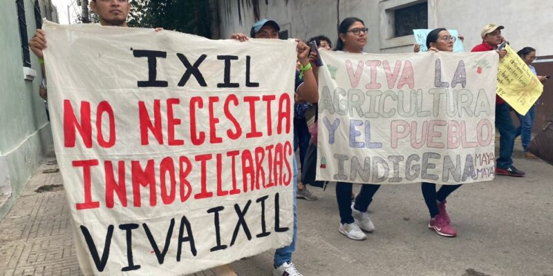 Comunidades mayas exigen que autoridades ejidales defiendan su territorio ante inmobiliarias