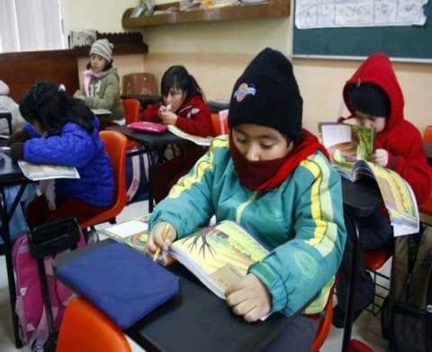 Ante las bajas temperaturas, entrada una hora más tarde toda la semana en nivel básico