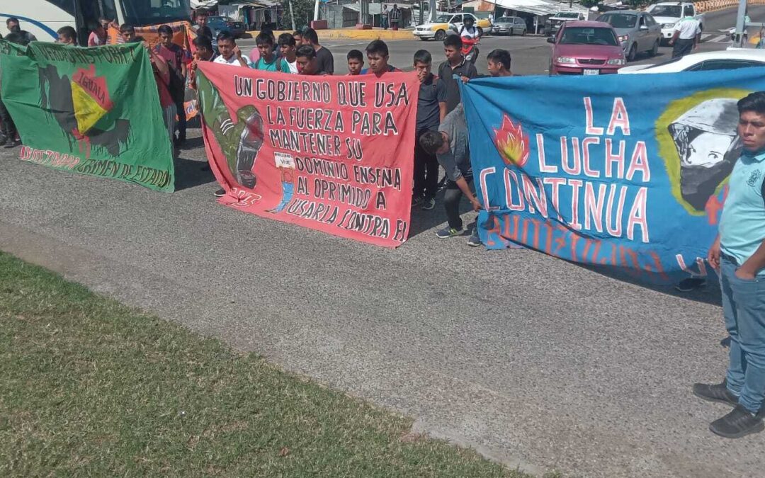 «Este gobierno no quiere dar solución al caso de Ayotzinapa”: rechazan normalistas liberación de militares