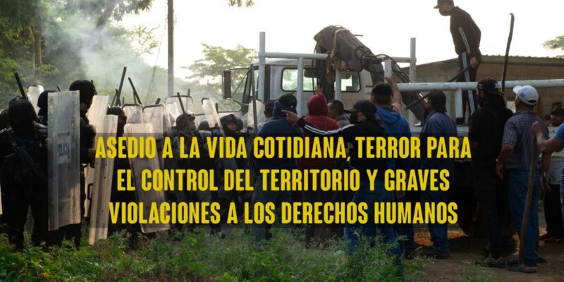 Informe de organizaciones de la sociedad civil en Chiapas sobre la violencia en la región frontera