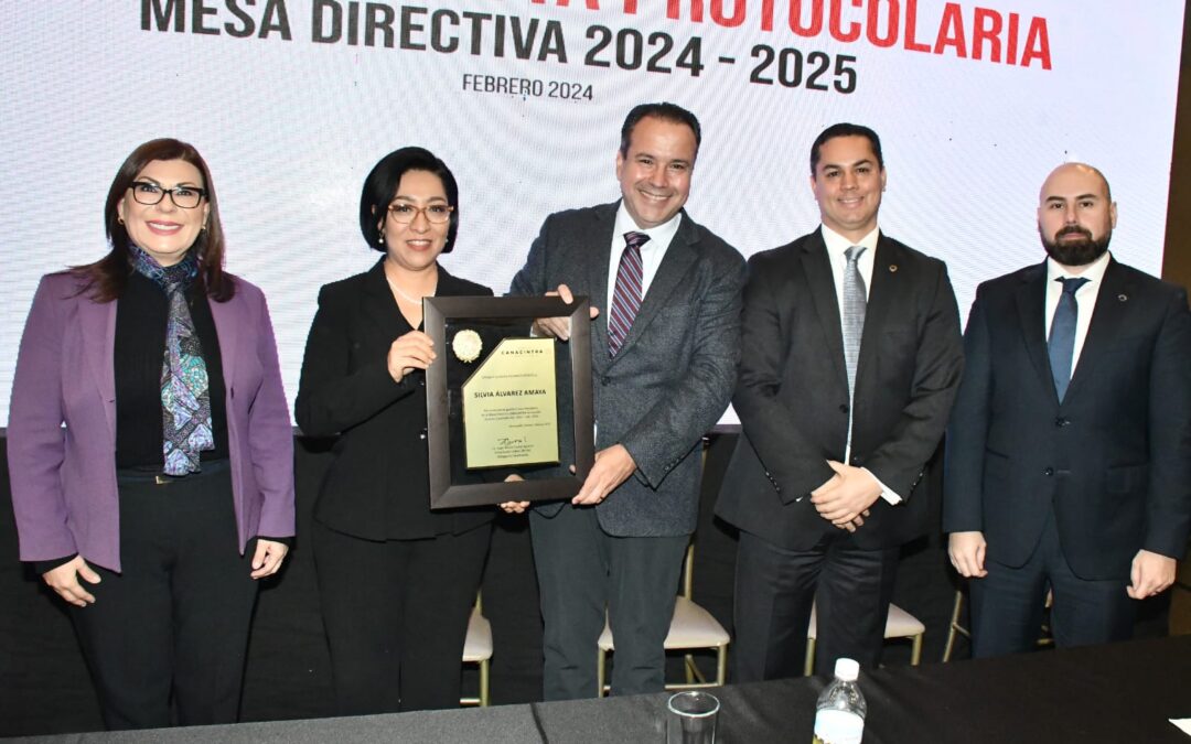 Nueva mesa directiva de CANACINTRA toma protesta en Hermosillo