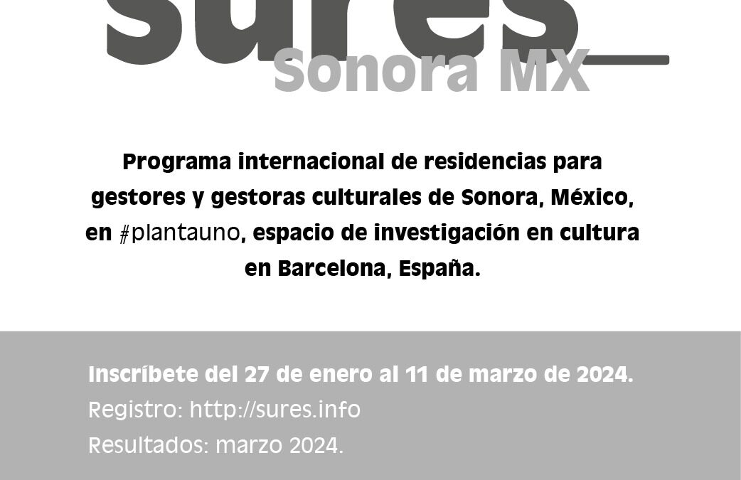 Mañana vence la convocatoria para participar en “Sures”