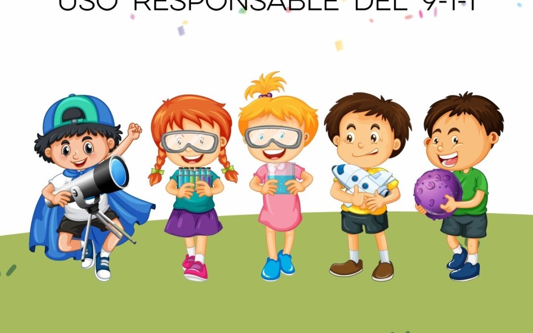 Promueven entre la niñez el responsable uso de la línea 911
