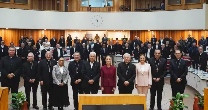 Se reúnen y llegan a acuerdos Sheinbaum y Episcopado Mexicano