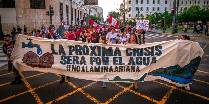 Perú: Fuente de agua de Lima en peligro de contaminación por proyecto minero Ariana