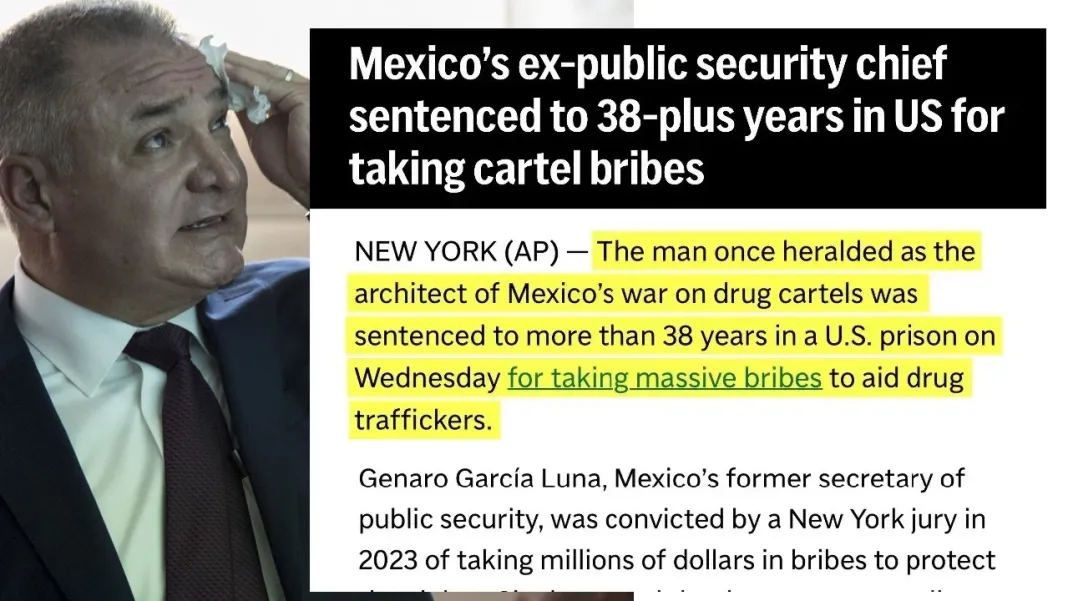 Por culpa de García Luna suben los aranceles a México, Trump ofrece nota como prueba de vinculación del narco con el gobierno