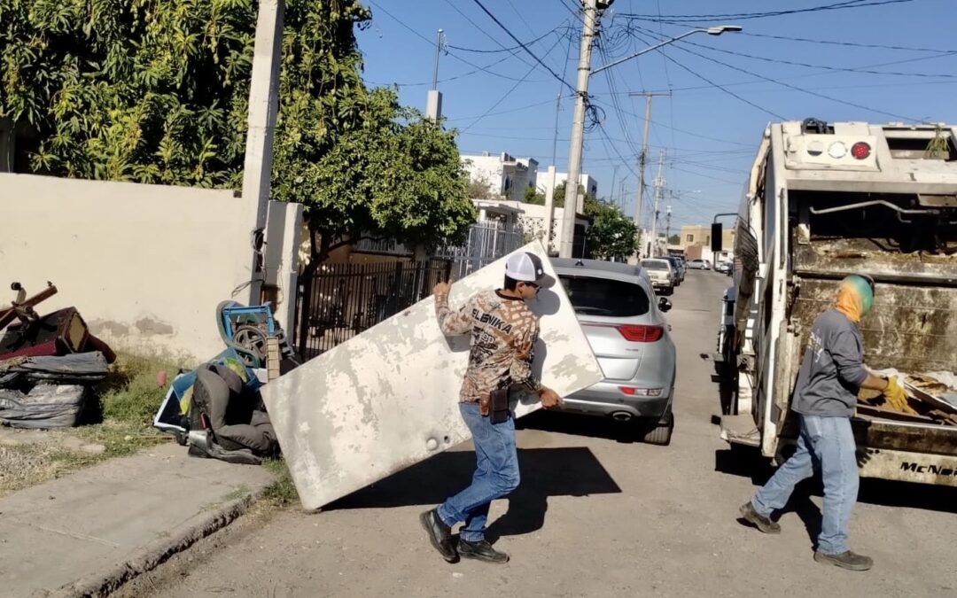 Realiza Ayuntamiento jornada de descacharre en Las Granjas