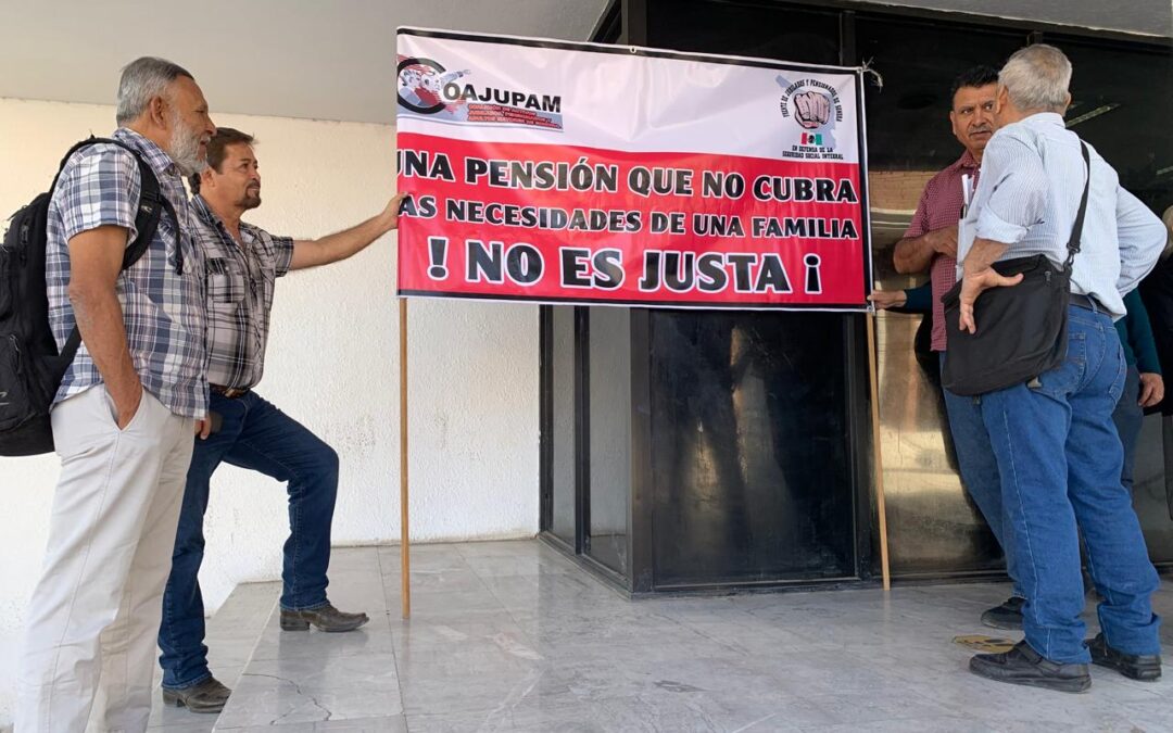 Pensionados con menos del salario mínimo reclaman falta de compromiso del Poder Judicial