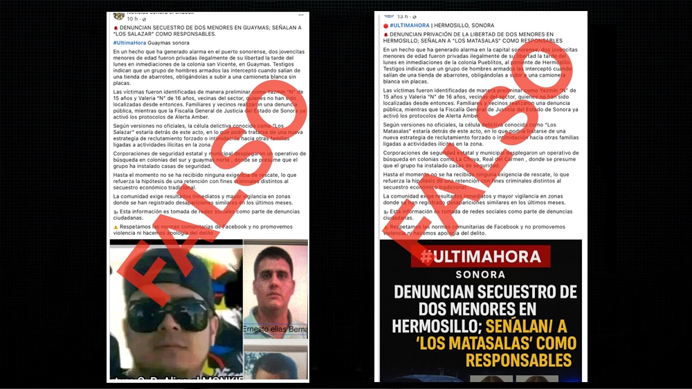 FGJES desmiente rumores de presuntos secuestros de menores en Hermosillo y Guaymas