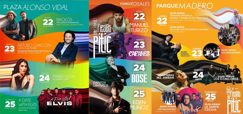 Aquí te decimos en donde están los foros principales de las Fiestas del Pitic