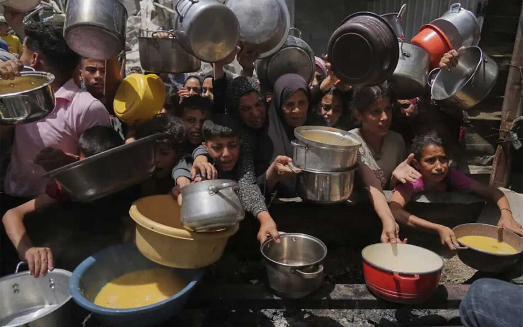 Catástrofe humanitaria y hambruna en Gaza por los ataques de Israel