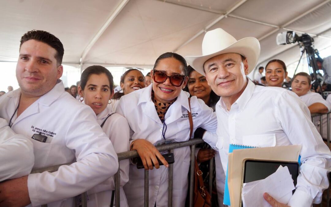 Logra Durazo dar seguridad social a casi 3 mil trabajadores de la salud