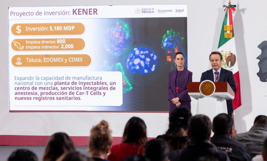 Más de 10 mil millones de pesos impulsarán la producción farmacéutica en México