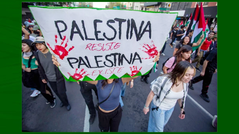 Mega Marcha México x Gaza exige apertura humanitaria hacia Palestina y respeto al Antimonumento en CDMX