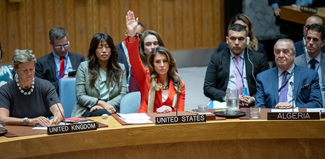 Estados Unidos veta de nuevo una resolución que pide el alto el fuego en Gaza