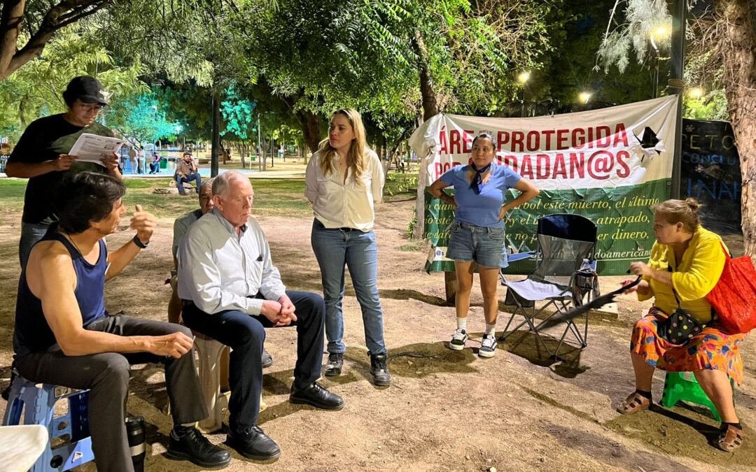 Regidora Fany Duarte respalda a colectivos defensores del Parque Madero