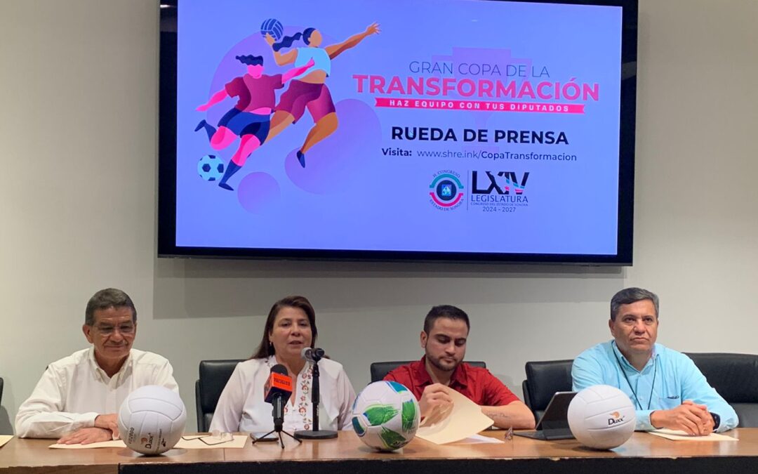 Lanzan Diputados “Copa de la Transformación”, un torneo deportivo interdistrital gratuito en Hermosillo