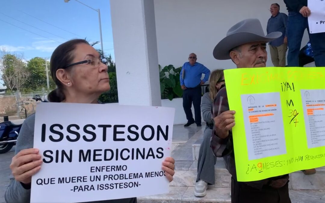 En el Congreso, exigen derechohabientes del ISSSTESON reformas urgentes a la Ley 38