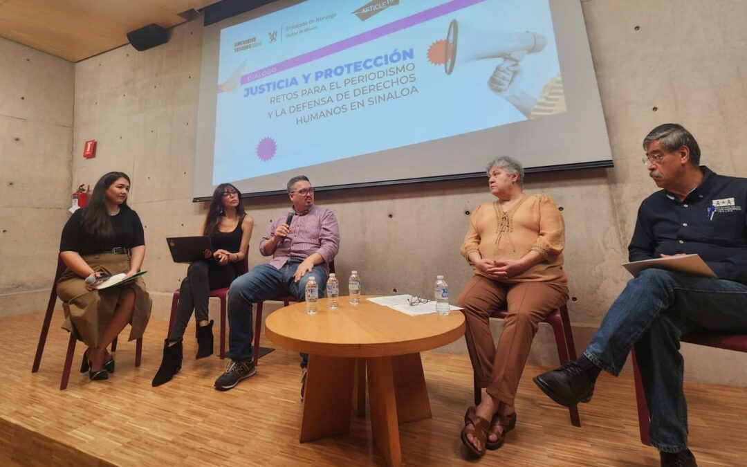 Periodistas, activistas y defensores de DDHH analizan el impacto de la violencia en la libertad de expresión en Sinaloa 