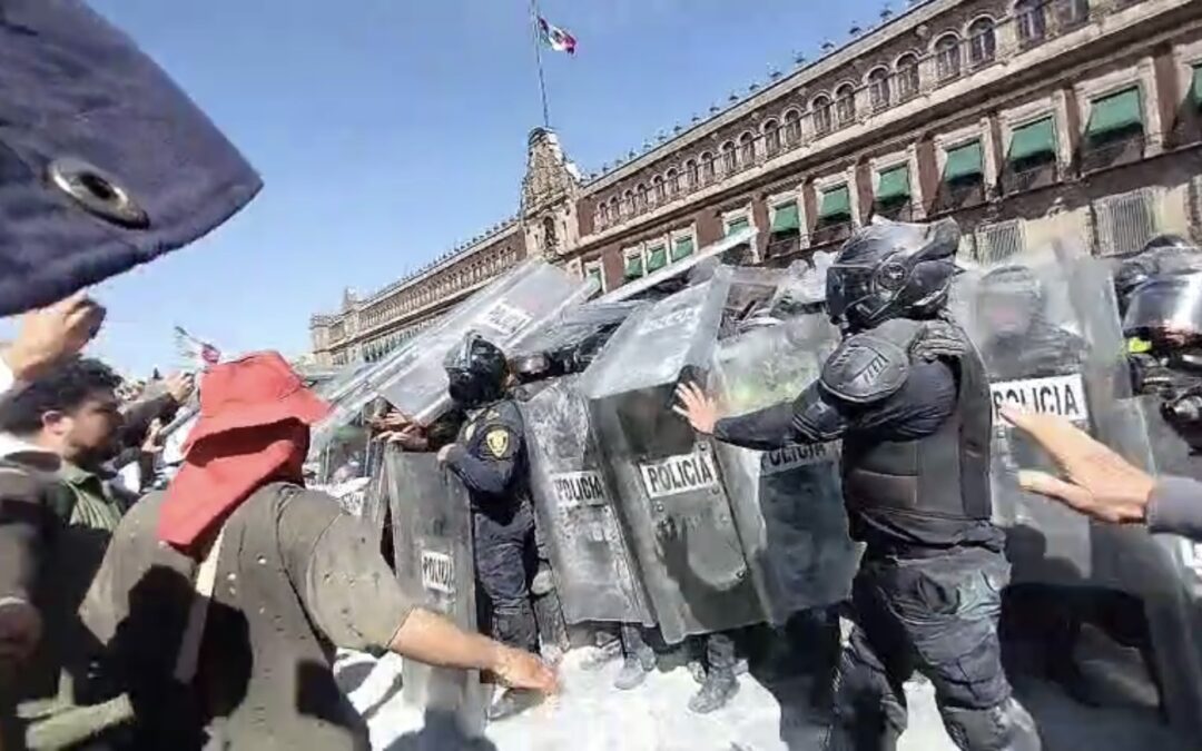 Un pedazo de Zócalo del #15N