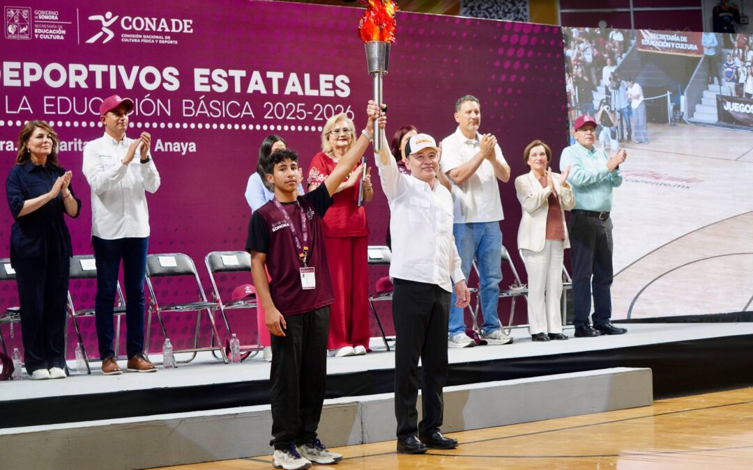 Inauguran en Hermosillo los Juegos Deportivos Estatales Escolares 2025-2026