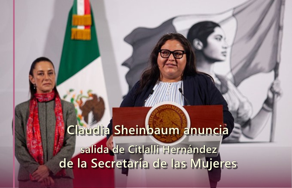 Citlalli Hernández renuncia a la Secretaría de las Mujeres para integrarse a Morena