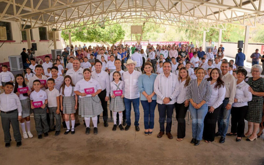 Programa “Sonora de Oportunidades” amplía cobertura y reduce deserción escolar