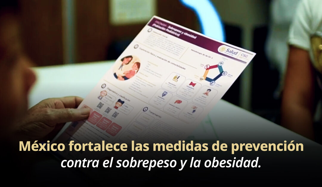 Secretaría de Salud fortalece la prevención y atención temprana del sobrepeso y la obesidad