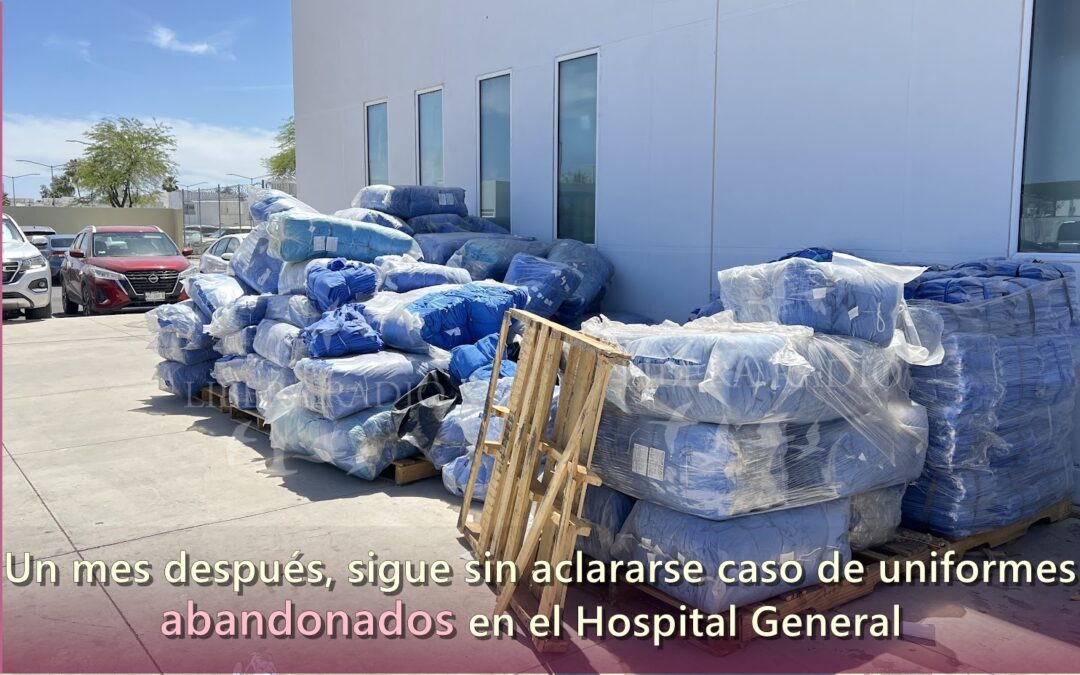 IMSS-Bienestar y Salud Sonora siguen sin aclarar abandono de uniformes médicos
