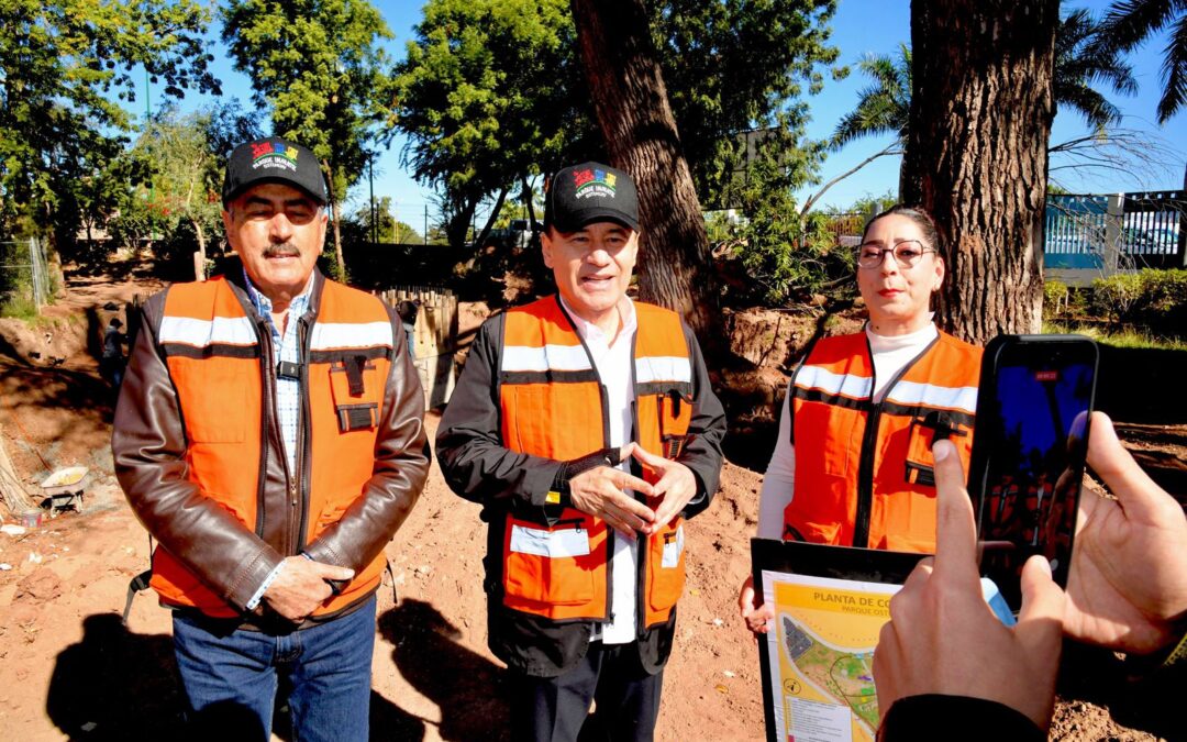 Parque Ostimuri, carretera a Kino y obras ambientales avanzan con inversión estatal en Sonora