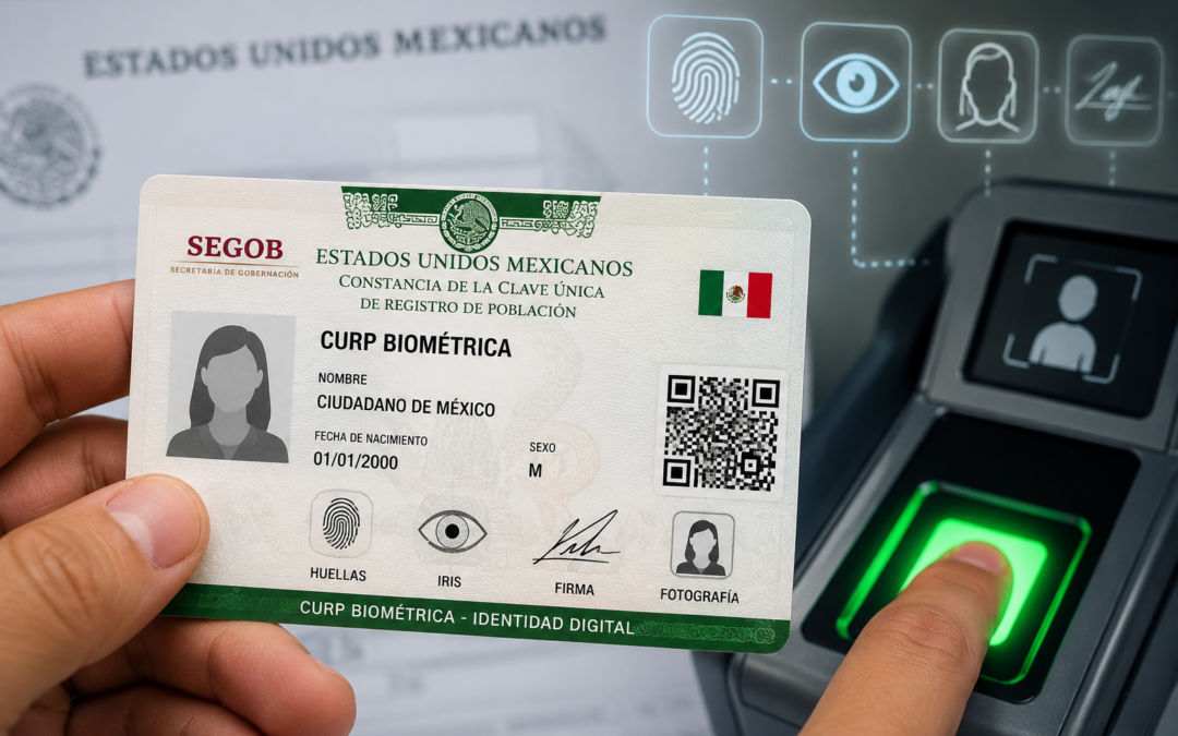 Huellas, iris y fotografía: así funcionará la nueva CURP biométrica