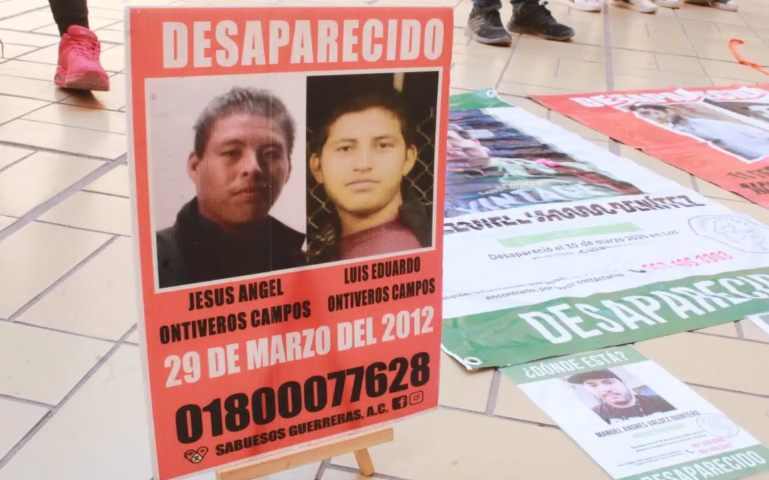 Colectivo de búsqueda teme que crisis política agrave las desapariciones en Sinaloa