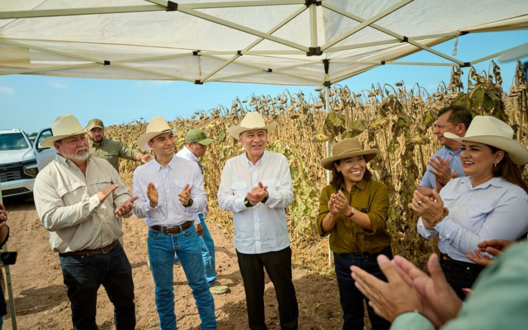Durazo y Sader impulsan reconversión agrícola para enfrentar la sequía en Sonora