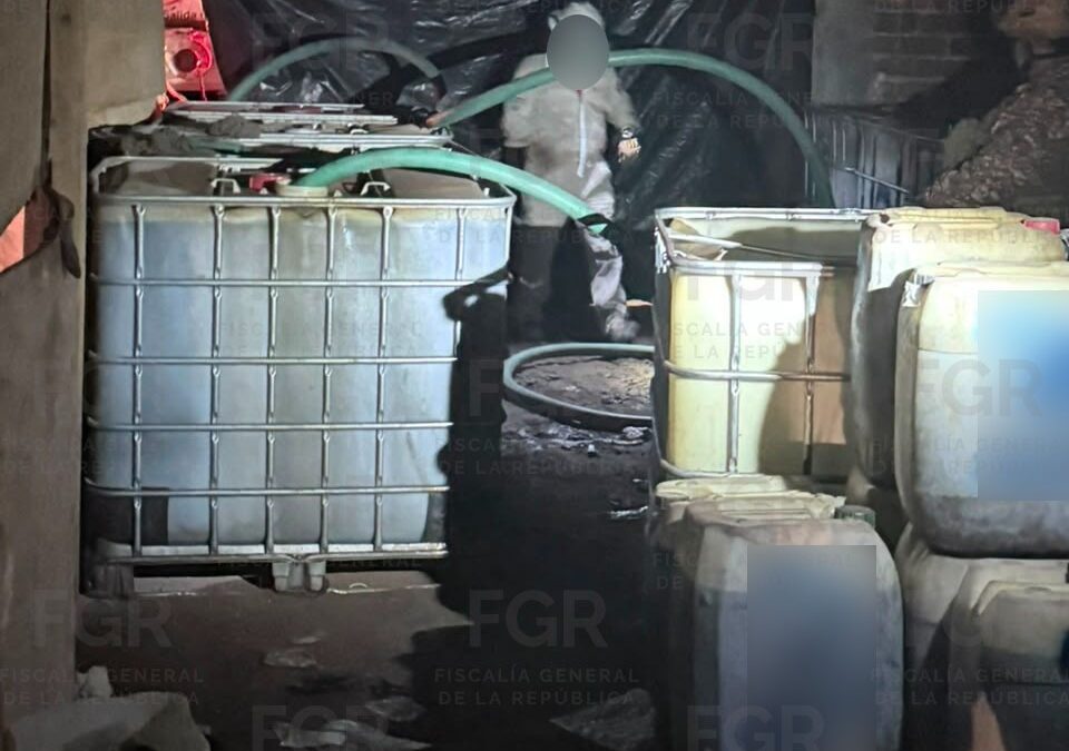 Asegura FGR más de 23 mil litros de hidrocarburos en cateo realizado en Hermosillo