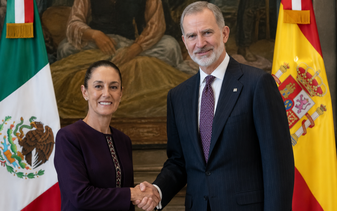 Sheinbaum recibirá a Felipe VI en Palacio Nacional