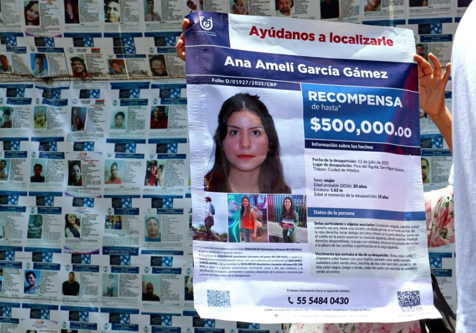 A 365 días sin Ana Amelí, familiares exigen a Sheinbaum localizar a los más de 135 mil desaparecidos