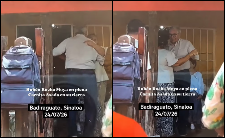 Rocha Moya reaparece bailando en reunión privada y desata reacciones en redes