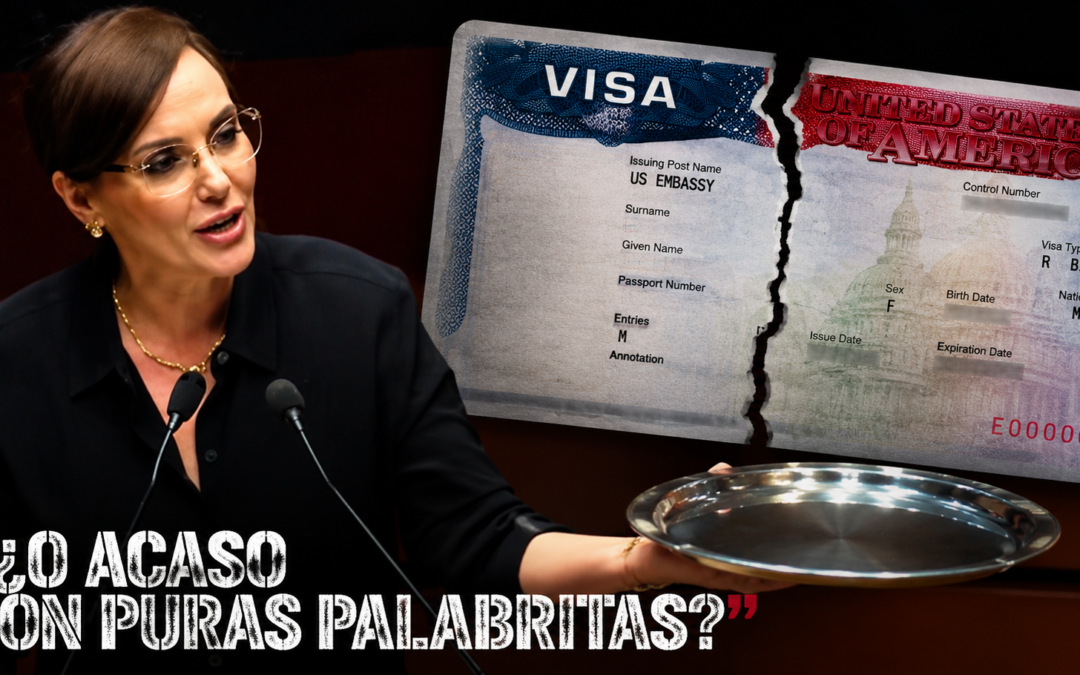 Lilly Téllez reta a morenistas a romper sus visas en solidaridad con Andy López Beltrán