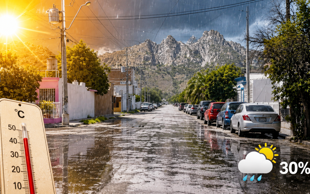 Hermosillo llegará a 40 grados este lunes; hay 30% de probabilidad de lluvia