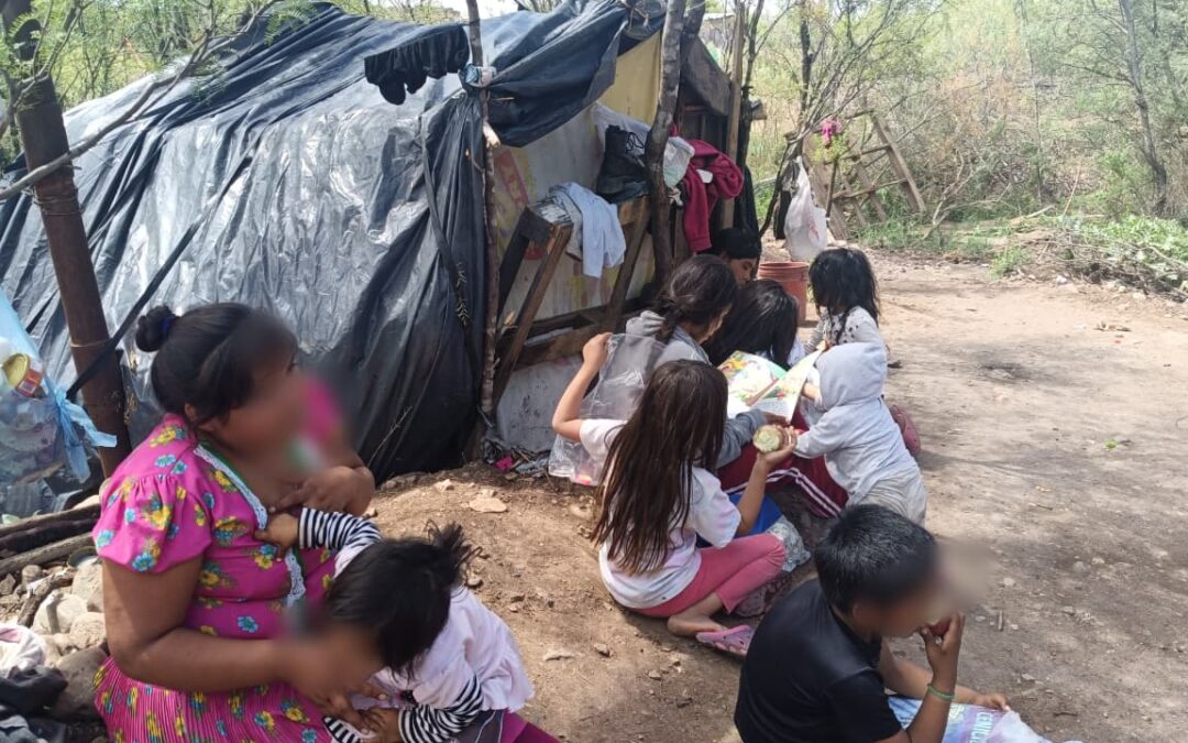 De huir de las balas a vivir bajo lonas en la ciudad: el desamparo de siete familias ódami