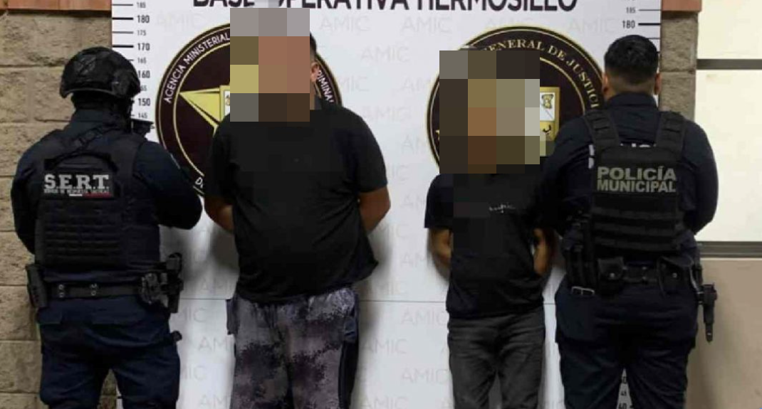 Detienen a dos hombres tras asesinato a balazos en la Universitaria, en Hermosillo