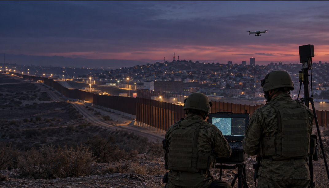 Sedena reporta cuatro drones interceptados en la frontera de Tijuana durante Operación Águila Alta