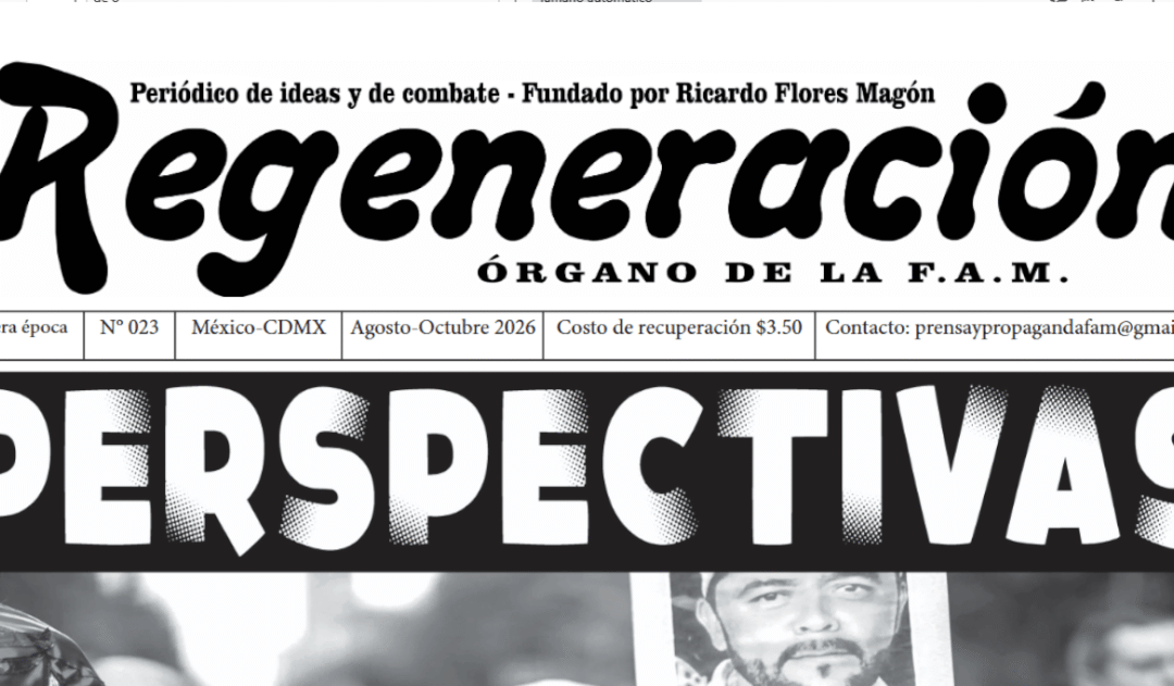 Nuevo número de Regeneración