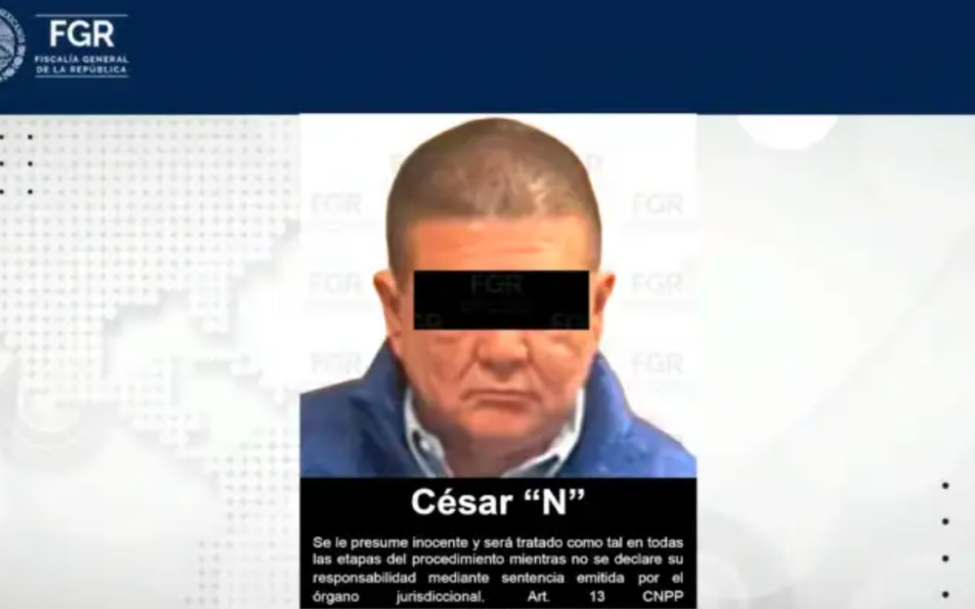 Detienen a exfiscal de Chihuahua, FGR lo acusa de traición a la patria