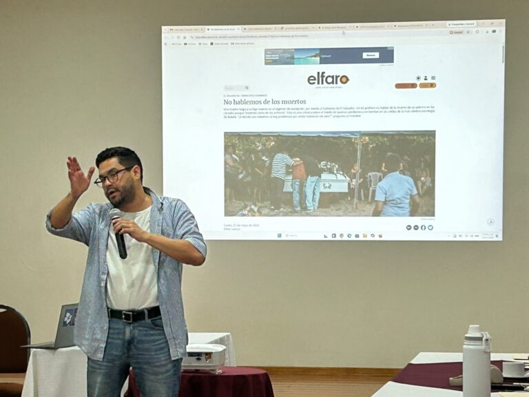 Óscar Martínez imparte en Culiacán taller sobre cobertura en contextos violentos